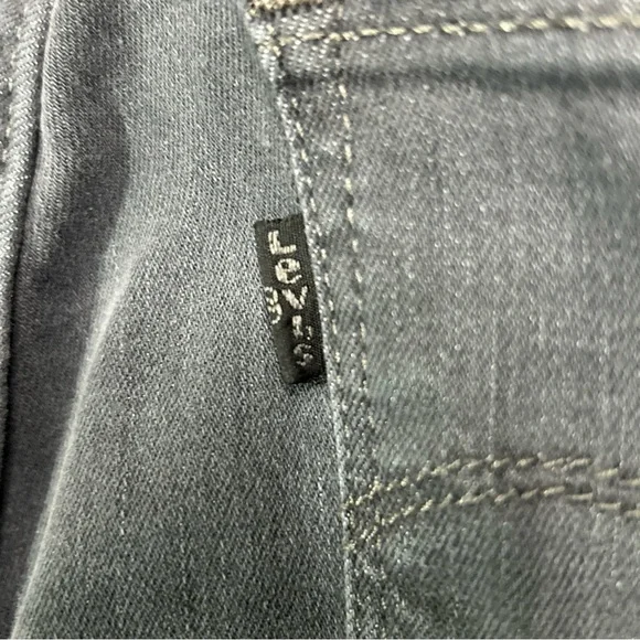 Levi’s 311 Shaping Skinny Jeans Women’s Juniors 29 Black Wash Logo - Picture 16 of 16